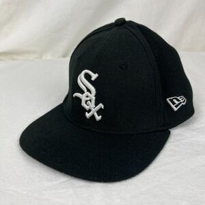 New Era MLB Chicago White‎ Sox Youth Fitted Child Hat Cap  9FORTY Black